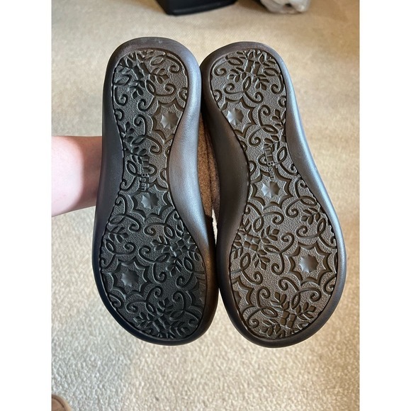 L.L. Bean boiled wool black lab slipper house shoe womens 6 - Picture 6 of 7